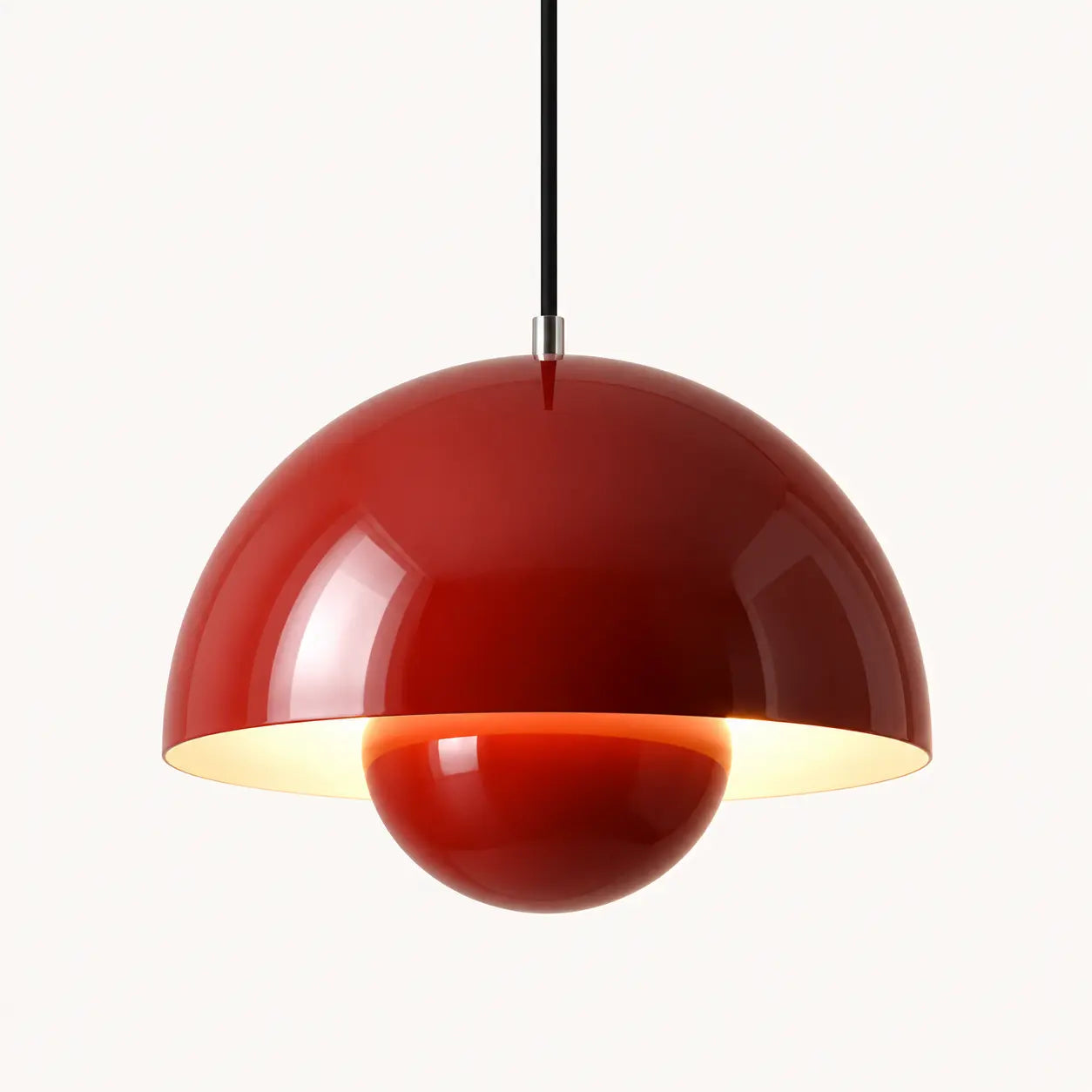 Suspension Design en Métal Laqué Éclairage LED