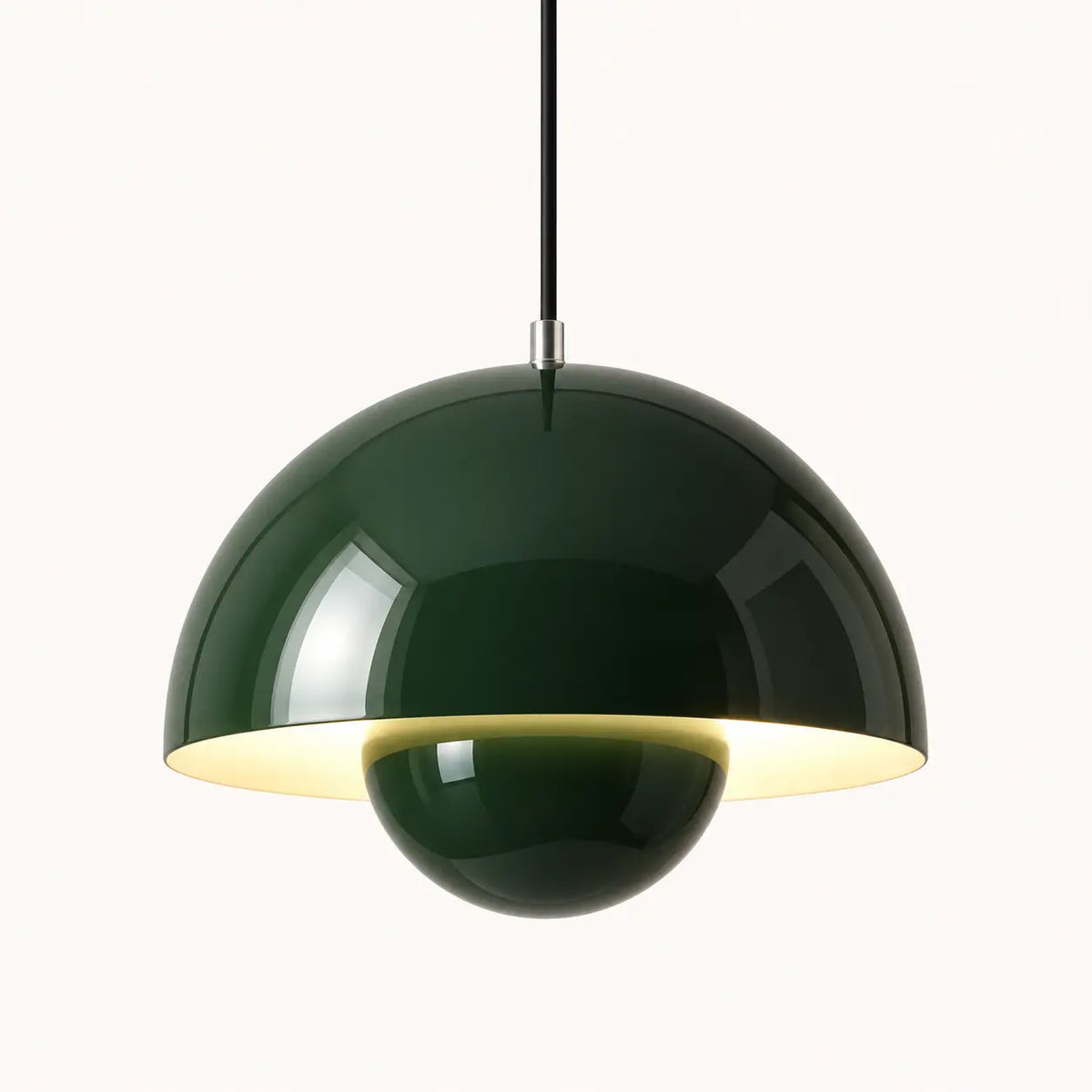 Suspension Design en Métal Laqué Éclairage LED