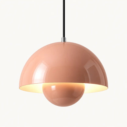 Suspension Design en Métal Laqué Éclairage LED