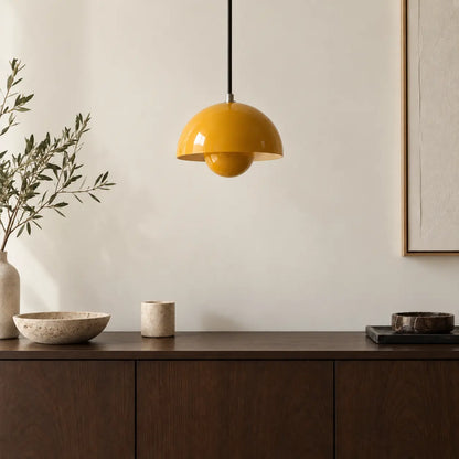 Suspension Design en Métal Laqué Éclairage LED