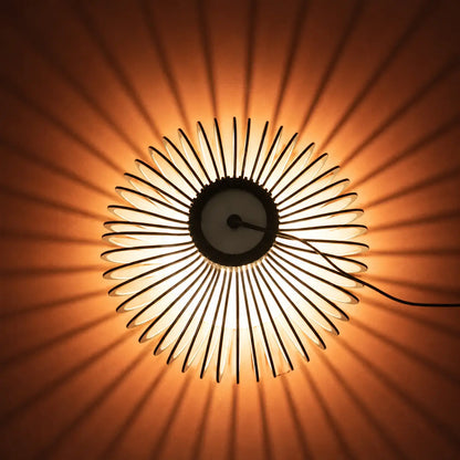 Suspension Bois à Lattes Design Scandinave Ajourée