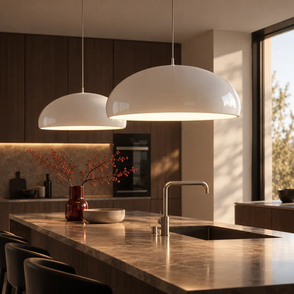 Suspension Luminaire Design en Forme de Dôme
