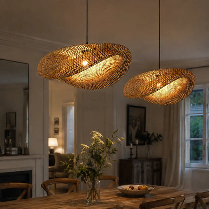 Suspension en Bambou Tressé Design & Naturelle
