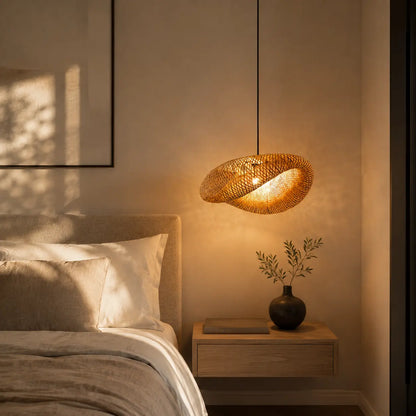 Suspension en Bambou Tressé Design & Naturelle